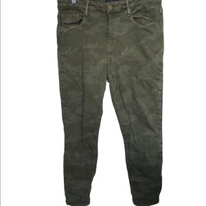 Sanctuary Green Camo Social Ankle Skinny Jeans. - image 1